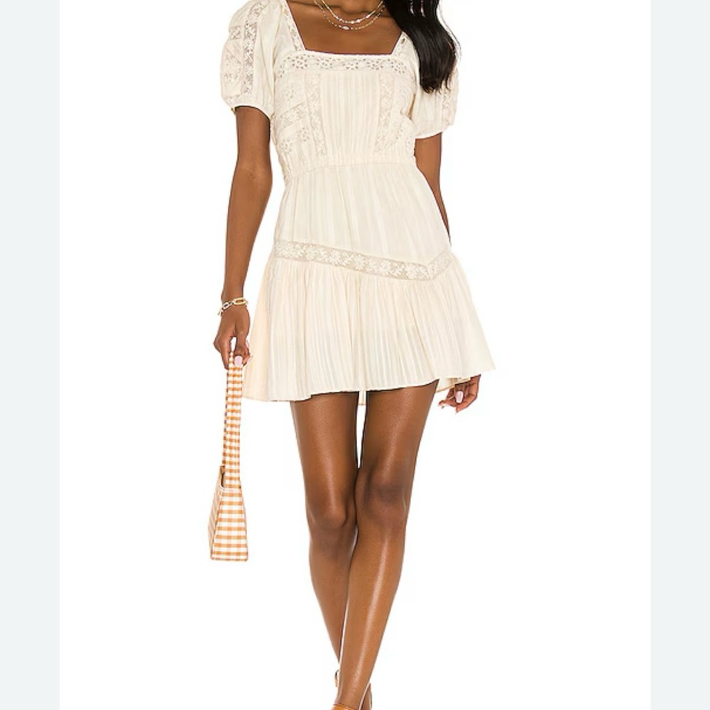 LoveShackFancy stern dress ivory